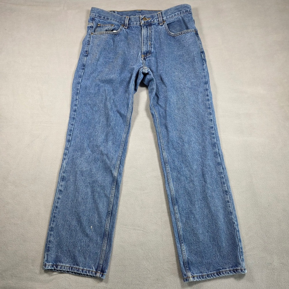 Members Mark Jeans Mens 34 Blue Straight Leg Medium Wash